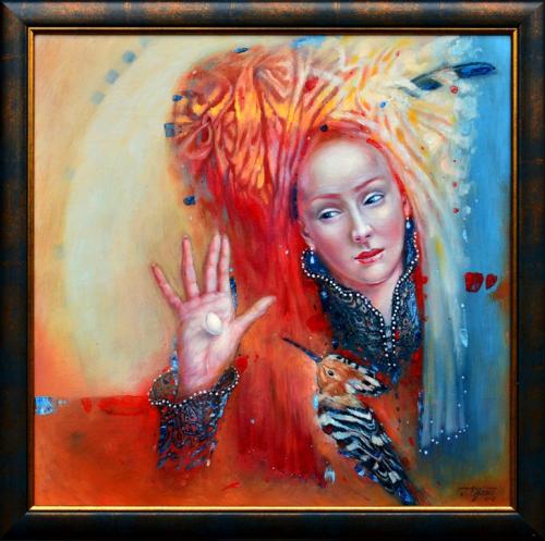 Miracle of Existence, 60x60cm, oil, canvas, 2018