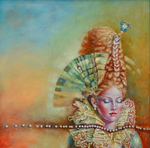 Dreamer, 70x70cm, oil, canvas, 2019