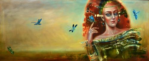 Fragile Enchantment I, 50x120cm, oil, canvas, 2016 