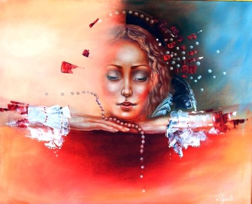 Years as Pearls, 60x50cm, oil, canvas, 2013