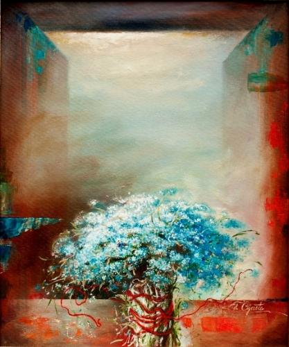Forget Me Not, 50x60cm, oil, canvas, 2014