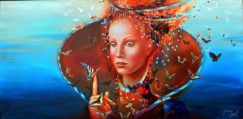 Butterflies Day, 100x50cm, oil, canvas, 2012