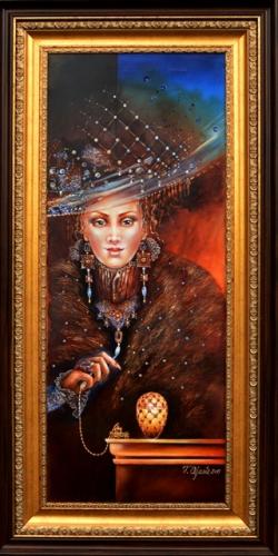 The Duchess|40x100cm, oil, canvas, 2011