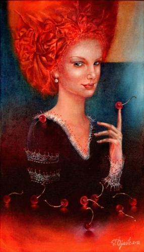 The Cherry Game, 42x72cm, oil, canvas, 2012