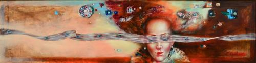 Blindfolded, 30x120cm, oil, canvas, 2012