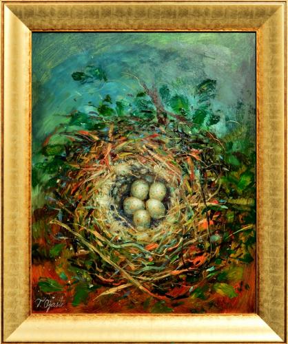 Pesa 730€|40x50cm, õli, papp, 2020