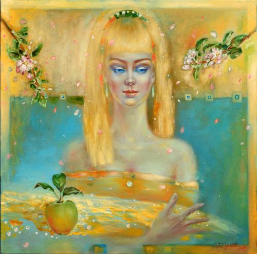 Golden Age 4600€|70x70cm, oil, canvas, 2018