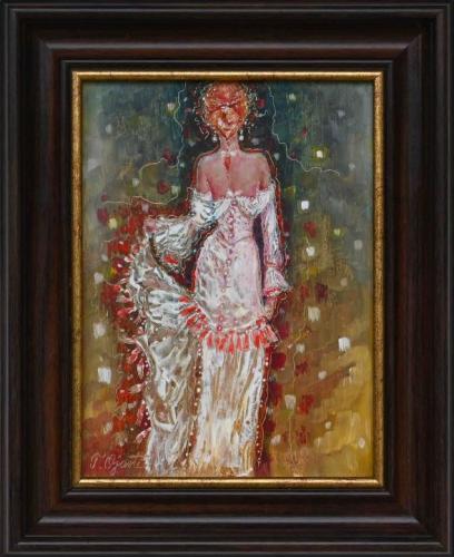 Dance Steps 890€|18x25cm (with frame 28x34cm), oil, cardboard, 2023