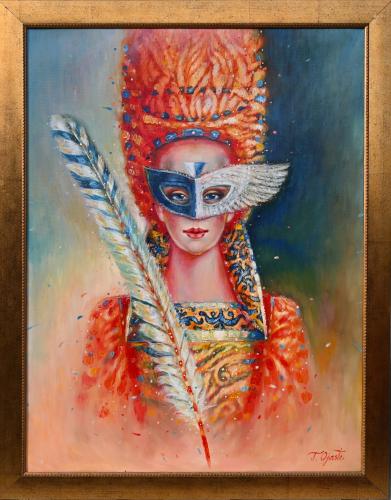 Venetian Lady 4900€ (Sold)|60x80cm, oil, canvas, 2021