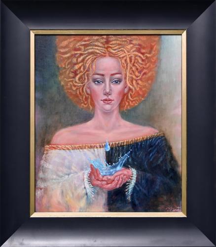 H₂O 5800€|50x60cm (raamiga 71x81cm) õli, lõuend, 2023