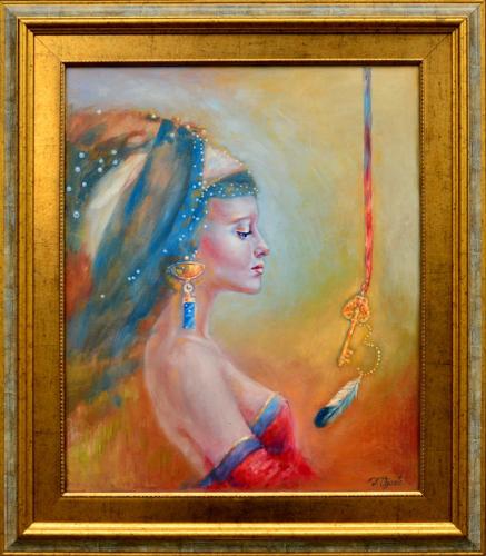 Golden Key 4300€|50x60cm, oil, canvas, 2019