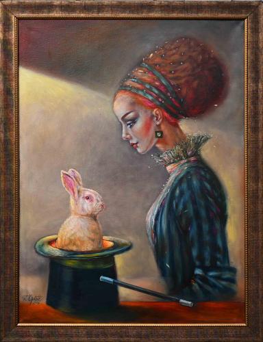 Hat Trick III 4500€|60x80cm, oil, canvas, 2016