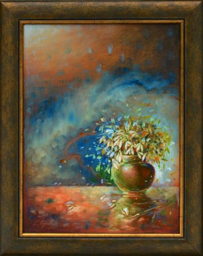 Snowdrops 590€|30x40cm, oil, canvas, 2015