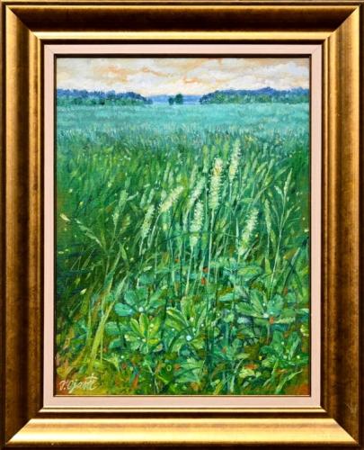 Between Visible and Invisible 680€|23x33cm (with frame 41x51cm) oil, canvas, 2024