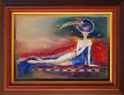 Täiuslikkus 650€|30x21cm, õli, papp, 2015