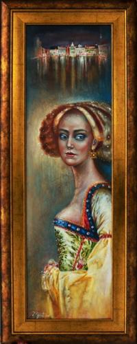 City Lights 4500€|29x103cm, oil, canvas, 2016