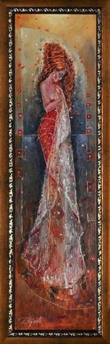 Peace of Mind  980€ (Sold)|17x61cm, oil, cardboard, 2022