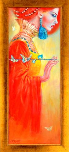 Usaldus 4400€|30x80cm, õli, lõuend, 2017