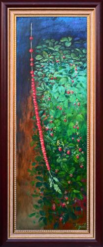 Ode to Summerdays 1600€|31x87cm, oil, cardboard, 2022