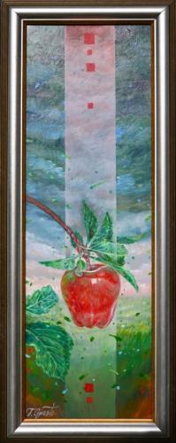 Suveõun 780€|21x65cm (raamiga 28x73cm) õli, papp, 2024