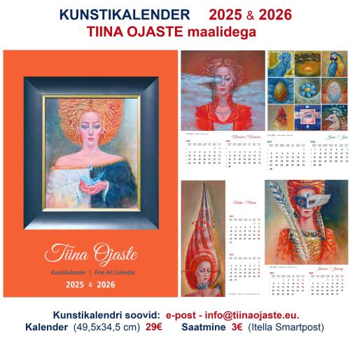 Fine Art Calendar 2025-2026 29€