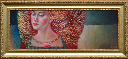 KA VAIKIMISEL ON TÄHENDUS,80x30cm,õli,lõuend