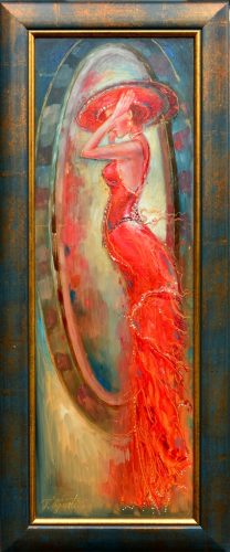 PEEGLI EES,20x58cm,õli,papp,2020 Müüdud