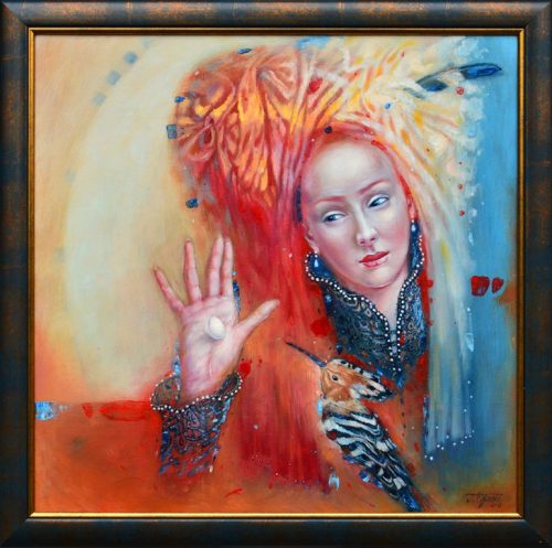 TABAMATA IME 60x60cm, õli,lõuend 2018